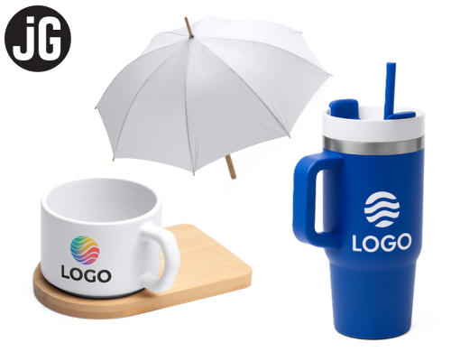 mugs and umbrellas