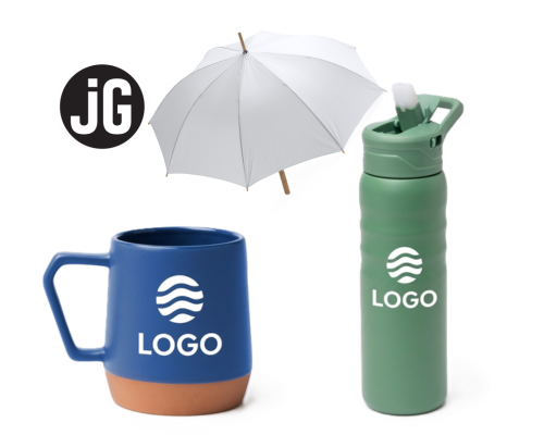 mugs and umbrellas