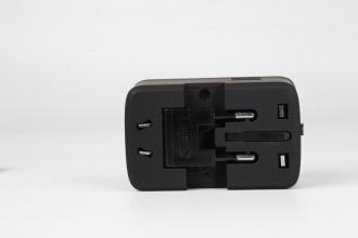 TRAVEL BUDDY - Uniwersalna ładowarka sieciowa 2 x USB , bezprzewodowa 