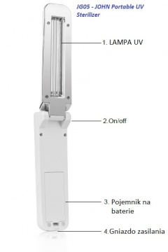 JOHN - Przenośny sterylizator UV