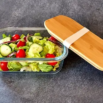 SAMBAL - pudełko na lunch z bambusowym wieczkiem