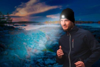 BEANIE DUOLIGHT - Hat with a flashlight