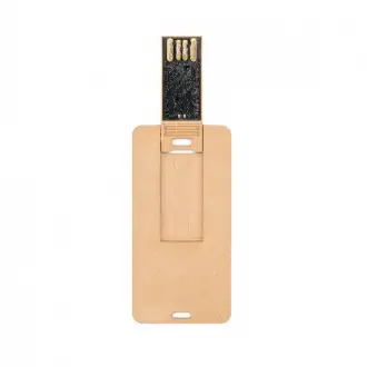 ECO USB 9 - Pamięć USB z funkcją breloku wykonana z materiału z recyklingu