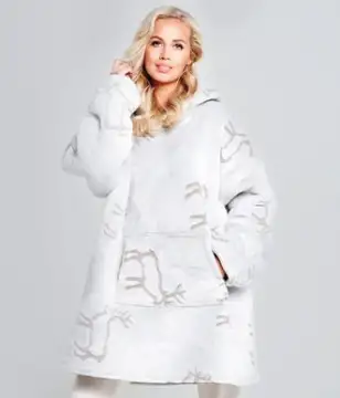 RUDOLPH - Ciepła bluza-koc w renifery