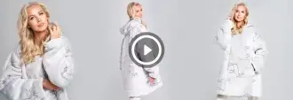 RUDOLPH - Ciepła bluza-koc w renifery
