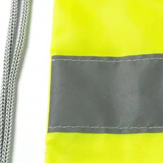 LABUR - Worek z poliestru 210D z paskiem o wysokiej widoczności