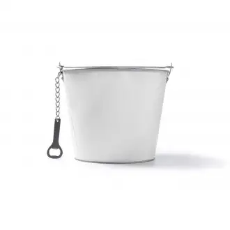 LAMBIC - Wiadro z aluminiowym otwieraczem do butelek, 6 litrów