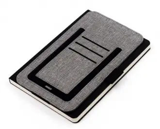 Noty Eco with Belt - organizer do notatnika wykonany z materiału RPET