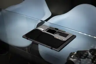 Clipboard Eco - Organizer przenośny do laptopa wykonany z materiału RPET