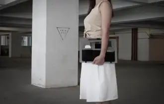 Clipboard Eco - Organizer przenośny do laptopa wykonany z materiału RPET
