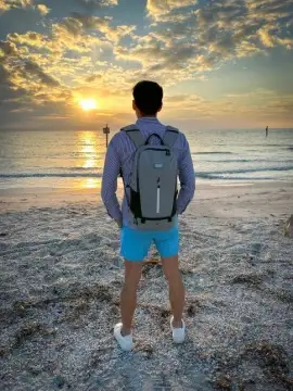 Nomad Eco - Plecak z komorą na laptopa 15,6” wykonany z materiału RPET