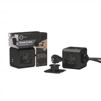 PowerCube Extended Duo USB 1.5m cable - Listwa zasilająca 2 x USB