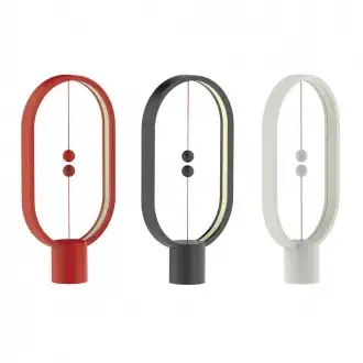 Heng Balance Lamp Ellipse Color - Lampa z lewitującym włącznikiem , czarna