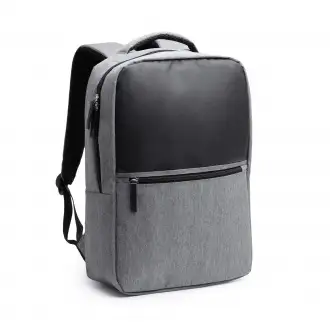 KITON - Plecak wykonany z materiału RPET z detalami ze skóry PU