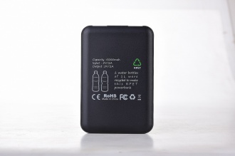 SNOBBY 5.000 - Powerbank z materiału RPET