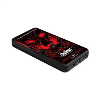 POWER BOTTLE - Powerbank wykonany z materiału RPET z możliwością nadruku świecącego logo
