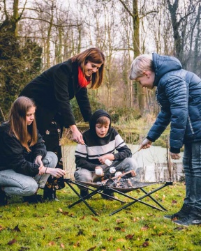 Folding fire BBQ - Składany grill ogrodowy