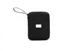 Rover Eco black - Etui podróżne A5 wykonane z materiału RPET
