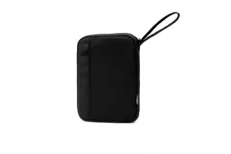 Rover Eco black - Etui podróżne A5 wykonane z materiału RPET