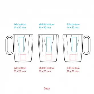 Calypso - Ceramiczny kubek do kawy, 250ml.