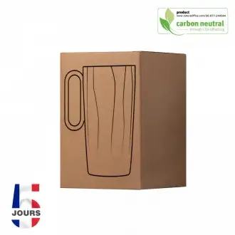 Calypso - Kubek ceramiczny do kawy, 330ml.