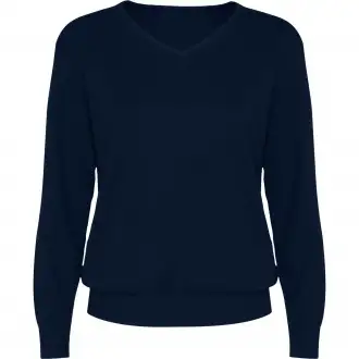 Hilux Woman - Damski sweter z cienkiej dzianiny z dekoltem w serek.