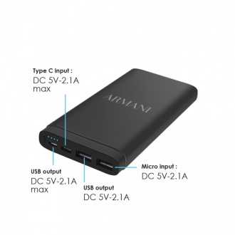 GAMMA - Powerbank 10000MAH (Li-poly)