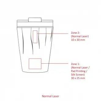 CALYPSO 0.33L - Butelka termiczna 330ML szczelna pokrywa