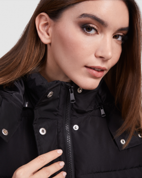 Reine - Damski bezrękawnik puchowy z odpinanym kapturem.