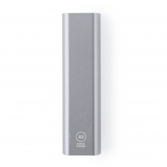 Bony - Powerbank z aluminium z recyklingu, 2600 mAh