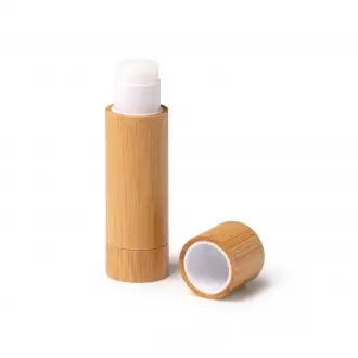 Seido - Balsam do ust w bambusowym etui. Filtr ochronny SPF15.