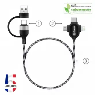 6IN1 - Kabel do ładowania i przesyłania danych 6w1