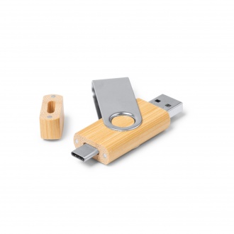 Gatlin - Pamięć USB 3.0 z korpusem wykonanym z bambusa (32GB).