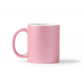 Fiona - Ceramiczny kubek z efektem brokatu, specjalnie zaprojektowany do sublimacji, 350ml.