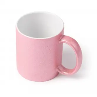 Fiona - Ceramiczny kubek z efektem brokatu, specjalnie zaprojektowany do sublimacji, 350ml.