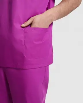 Panacea - Fartuch medyczny unisex z krótkim rękawem