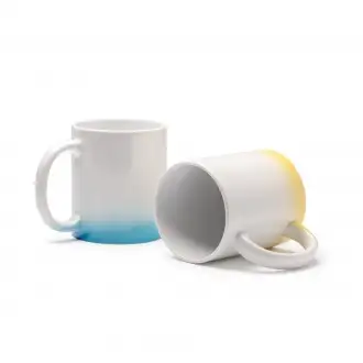 NEVEX - Kubek ceramiczny do sublimacji, kolorowa podstawa, 350ml