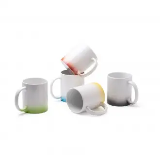 NEVEX - Kubek ceramiczny do sublimacji, kolorowa podstawa, 350ml