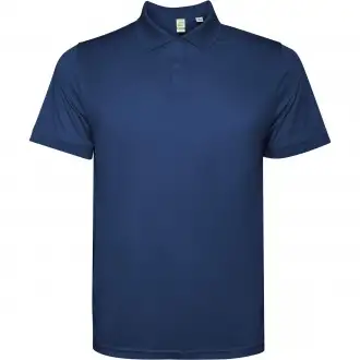 TORMO - Koszulka techniczna polo z krótkim rękawem i guzikami na zatrzask. Poliester z recyklingu, 125 g/m².
