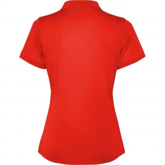 TORMO WOMAN - Damska koszulka techniczna polo z krótkim rękawem i guzikami na zatrzask. Poliester z recyklingu, 125 g/m².