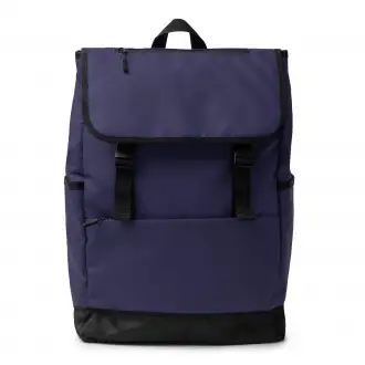 TROIS - Plecak ze skóry z PU z klapą, 20l