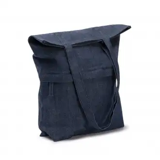 KIRK - Torba na ramię z dżisnu z recyklingu (280 g/m²)