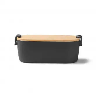 BRIOX - Pudełko na lunch z PP i pokrywką z bamusa, 1l.