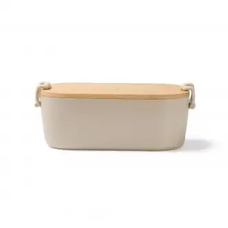 BRIOX - Pudełko na lunch z PP i pokrywką z bamusa, 1l.