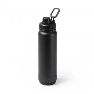 NUFRIK - Butelka termiczna (650ml) z przykręcanym głośnikiem