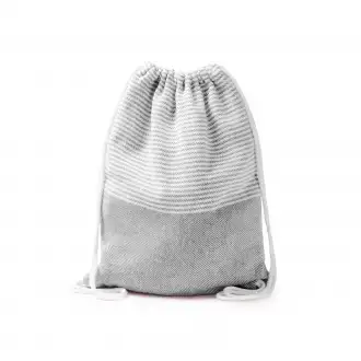MADEIRA - Pareo/plecak sznurkowy (2w1), bawełna z recyklingu 180 g/m²