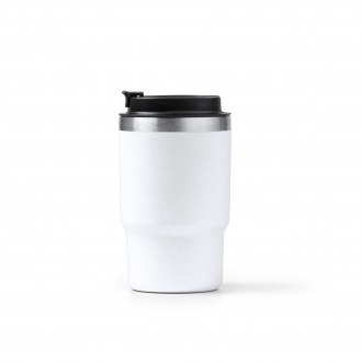 Venturi - Recycled 304 stainless steel thermal mug with double walls with matte finish, 560ml.