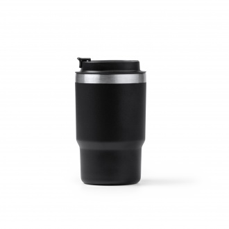 Venturi - Recycled 304 stainless steel thermal mug with double walls with matte finish, 560ml.