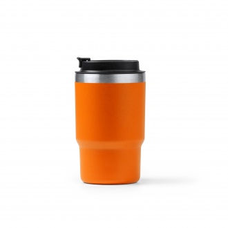 Venturi - Recycled 304 stainless steel thermal mug with double walls with matte finish, 560ml.