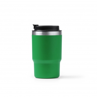 Venturi - Recycled 304 stainless steel thermal mug with double walls with matte finish, 560ml.
